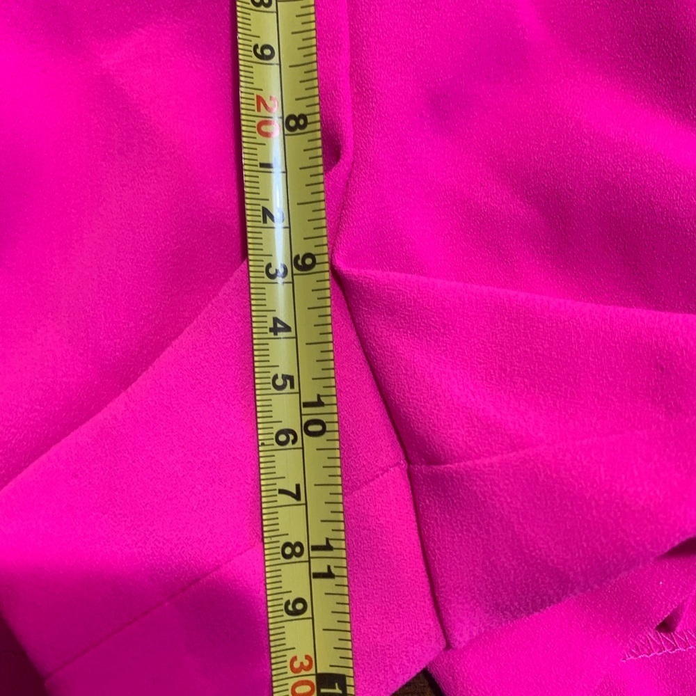 Forever 21 Hot BARBIE Pink Pleated High Waist Shorts Pockets - Women's XS - Picture 7 of 7